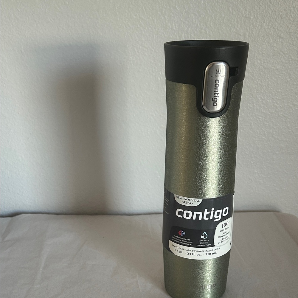 Contigo Metallic Green Insulated Mug